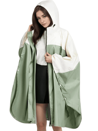 Thumbnail for Women's Hooded Raincoat Waterproof Poncho -, Coats & Jackets , Drestiny , Australia, Beige, Black, Blue, Dark Blue, FR, Green, Light Brown, Navy, New Zealand, Off White, Pale Green, Pink, Ponchos, Raincoats, Deep Pink, Tan, United Kingdom, United States, White, Yellow , Drestiny , www.shopdrestiny.com