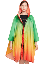 Thumbnail for Women's Hooded Raincoat Waterproof Poncho -, Coats & Jackets , Drestiny , Australia, Beige, Black, Blue, Dark Blue, FR, Green, Light Brown, Navy, New Zealand, Off White, Pale Green, Pink, Ponchos, Raincoats, Deep Pink, Tan, United Kingdom, United States, White, Yellow , Drestiny , www.shopdrestiny.com
