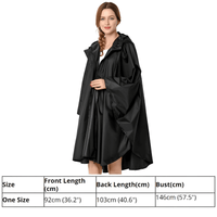 Thumbnail for Women's Hooded Raincoat Waterproof Poncho -, Coats & Jackets , Drestiny , Australia, Beige, Black, Blue, Dark Blue, FR, Green, Light Brown, Navy, New Zealand, Off White, Pale Green, Pink, Ponchos, Raincoats, Deep Pink, Tan, United Kingdom, United States, White, Yellow , Drestiny , www.shopdrestiny.com