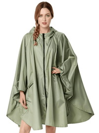 Thumbnail for Women's Hooded Raincoat Waterproof Poncho -, Coats & Jackets , Drestiny , Australia, Beige, Black, Blue, Dark Blue, FR, Green, Light Brown, Navy, New Zealand, Off White, Pale Green, Pink, Ponchos, Raincoats, Deep Pink, Tan, United Kingdom, United States, White, Yellow , Drestiny , www.shopdrestiny.com