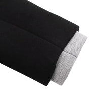 Thumbnail for Black and gray fabric swatch on a white background