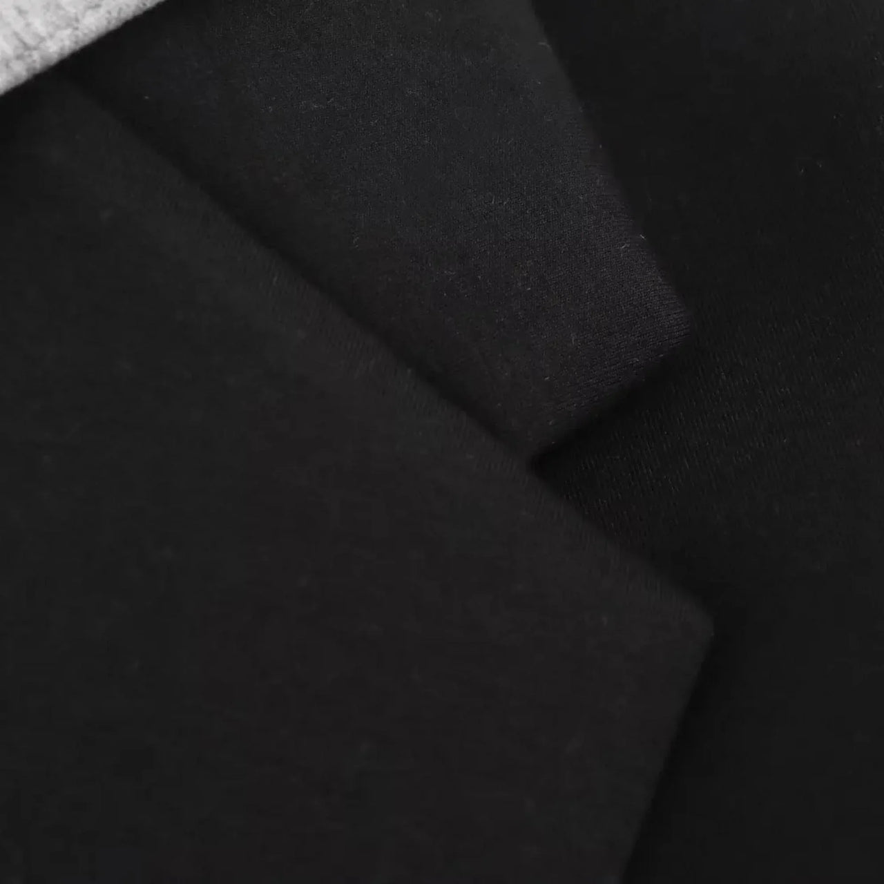Close-up of black fabric texture