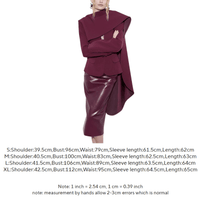 Thumbnail for Women's Jackets With Scarf Collar Long Sleeve Spliced Pocket Designer Coats Female Fashion Style, Drestiny, United States, USA, Jackets, Canada, Australia, New Zealand, United Kingdom, UK, Wine Red, S, M, L, XL, Dark Red, Scarves, Coats With Scarf, scarf collar jacket women's, jacket with scarf collar, women's jacket with attached scarf, scarf jacket women, ladies jacket with scarf neck, 4, 6, 8, 10, 12, shopdrestiny.com