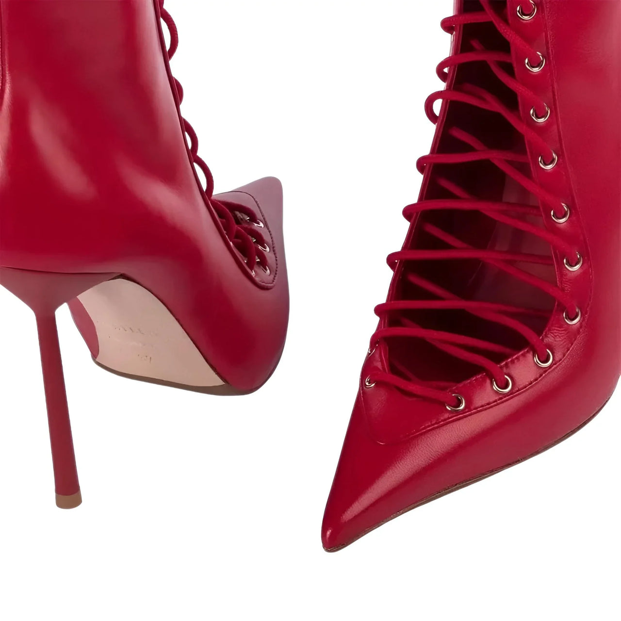 Women's Lace-Up Stiletto Boot Collection Side Zipper Slimming High Heels Sexy Knee Length Women's Boots, Drestiny, Ankle Boots, Knee-High Boots, Heels, High Heels, Stilettos, United States, USA, Canada, Australia, New Zealand, United Kingdom, UK, 6.5, 7.5, 8.5, 9, 9.5, 10, 10.5, 12, Black, Leopard Print, Brown, Cowboy Denim Blue, Cherry Red, Lipstick Red, Dark Brown, Red, women's lace-up stiletto boots, high heel lace-up boots, black lace-up stilettos, sexy ankle boots with laces, shopdrestiny.com