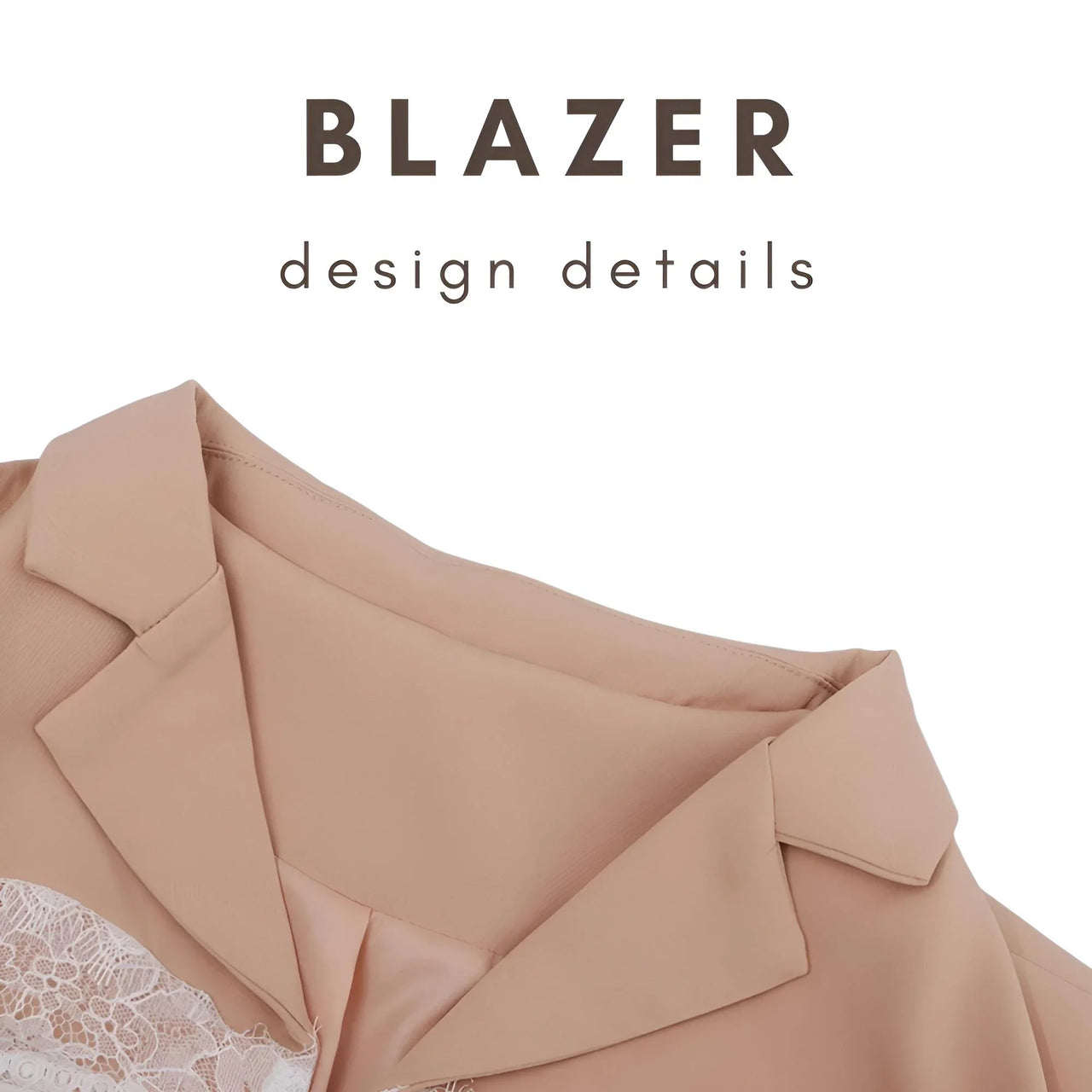 Women's Lace Corset Blazer Stitched Single Breasted Ladies Black Blazer Coat Vintage Women's Slim Suit Jacket New, Drestiny, Blazers, Black Blazers, Khaki Blazers, Women's Blazers, United States, Canada, Australia, New Zealand, United Kingdom, S, M, L, XL, Black, Khaki, 4, 6, 8, 10, 12, jackets, women's jackets, shopdrestiny.com