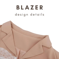 Thumbnail for Women's Lace Corset Blazer Stitched Single Breasted Ladies Black Blazer Coat Vintage Women's Slim Suit Jacket New, Drestiny, Blazers, Black Blazers, Khaki Blazers, Women's Blazers, United States, Canada, Australia, New Zealand, United Kingdom, S, M, L, XL, Black, Khaki, 4, 6, 8, 10, 12, jackets, women's jackets, shopdrestiny.com