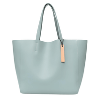 Thumbnail for Women's Large Capacity Real Leather Classic Tote Bag -, Handbags , Drestiny , Australia, Black, Blue, Brown, FR, Green, Grey, Handbags, Light Blue, Light Green, Pink, Purses, Tan, United Kingdom, United States, Wine Red, Yellow , Drestiny , www.shopdrestiny.com