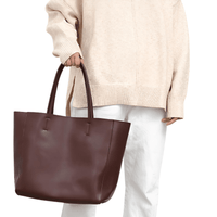 Thumbnail for Women's Large Capacity Real Leather Classic Tote Bag -, Handbags , Drestiny , Australia, Black, Blue, Brown, FR, Green, Grey, Handbags, Light Blue, Light Green, Pink, Purses, Tan, United Kingdom, United States, Wine Red, Yellow , Drestiny , www.shopdrestiny.com