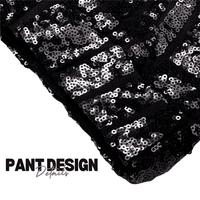 Thumbnail for Women's Loose High Waist Wide Leg Sequin Pants