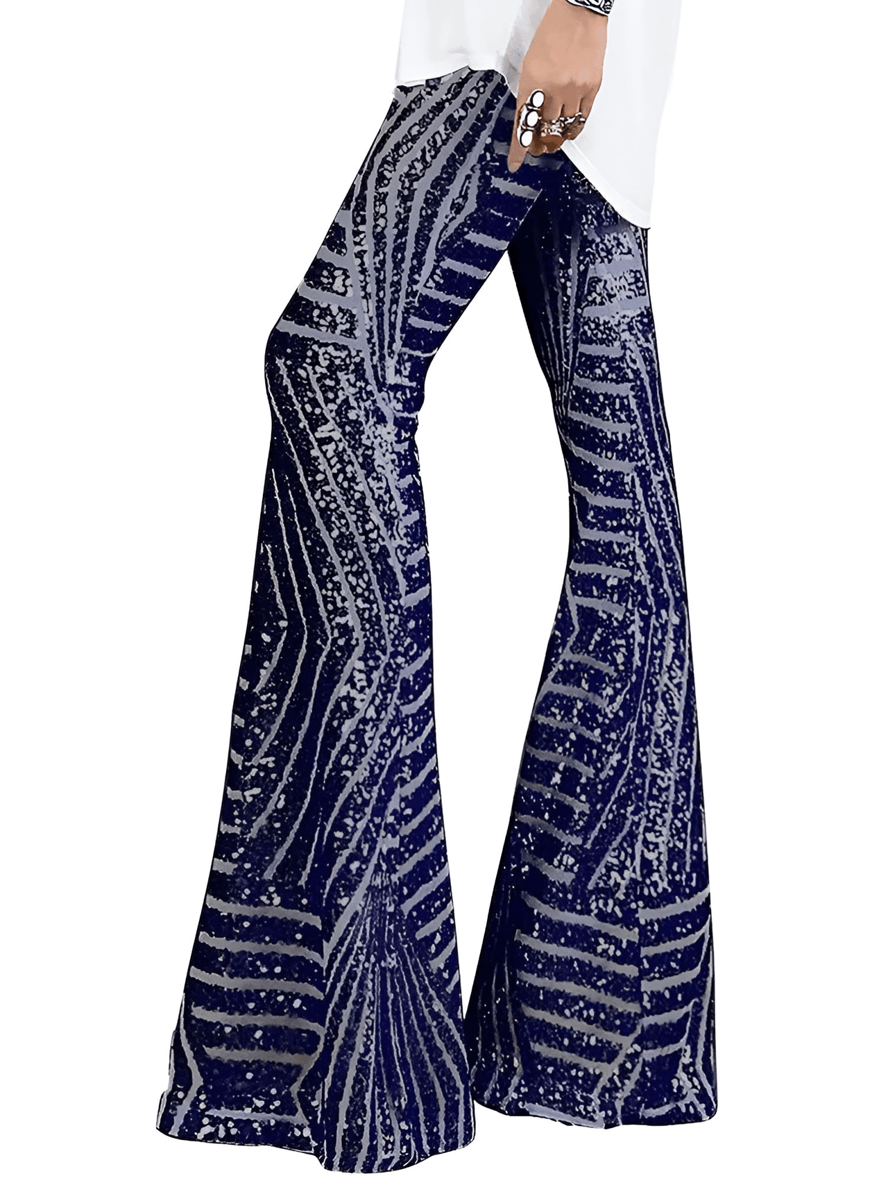 Women's Loose Wide-Leg High-Waist Sequin Pants -, Pants , Drestiny , Apricot, Australia, Black, Blue, Brown, Canada, Casual Pants, Dress Pants, Gold, L, M, New Zealand, Pink, Red, S, Silver, United Kingdom, United States, XL , Drestiny , www.shopdrestiny.com