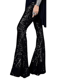 Thumbnail for Women's Loose Wide-Leg High-Waist Sequin Pants -, Pants , Drestiny , Apricot, Australia, Black, Blue, Brown, Canada, Casual Pants, Dress Pants, Gold, L, M, New Zealand, Pink, Red, S, Silver, United Kingdom, United States, XL , Drestiny , www.shopdrestiny.com
