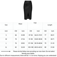 Thumbnail for Women's Midi Leather Skirt Sexy Split High Waist Front Slit Skirts Ladies Black Faux Leather Folded Skirt For Women, Drestiny, Skirts, United States, Australia, New Zealand, Black, Brown, Beige, S, M, L, XL, 4 6, 8, 10, 12, Midi leather skirt, women's leather midi skirt, Black leather midi skirt, Leather pencil midi skirt, High waisted leather midi skirt, shopdrestiny.com