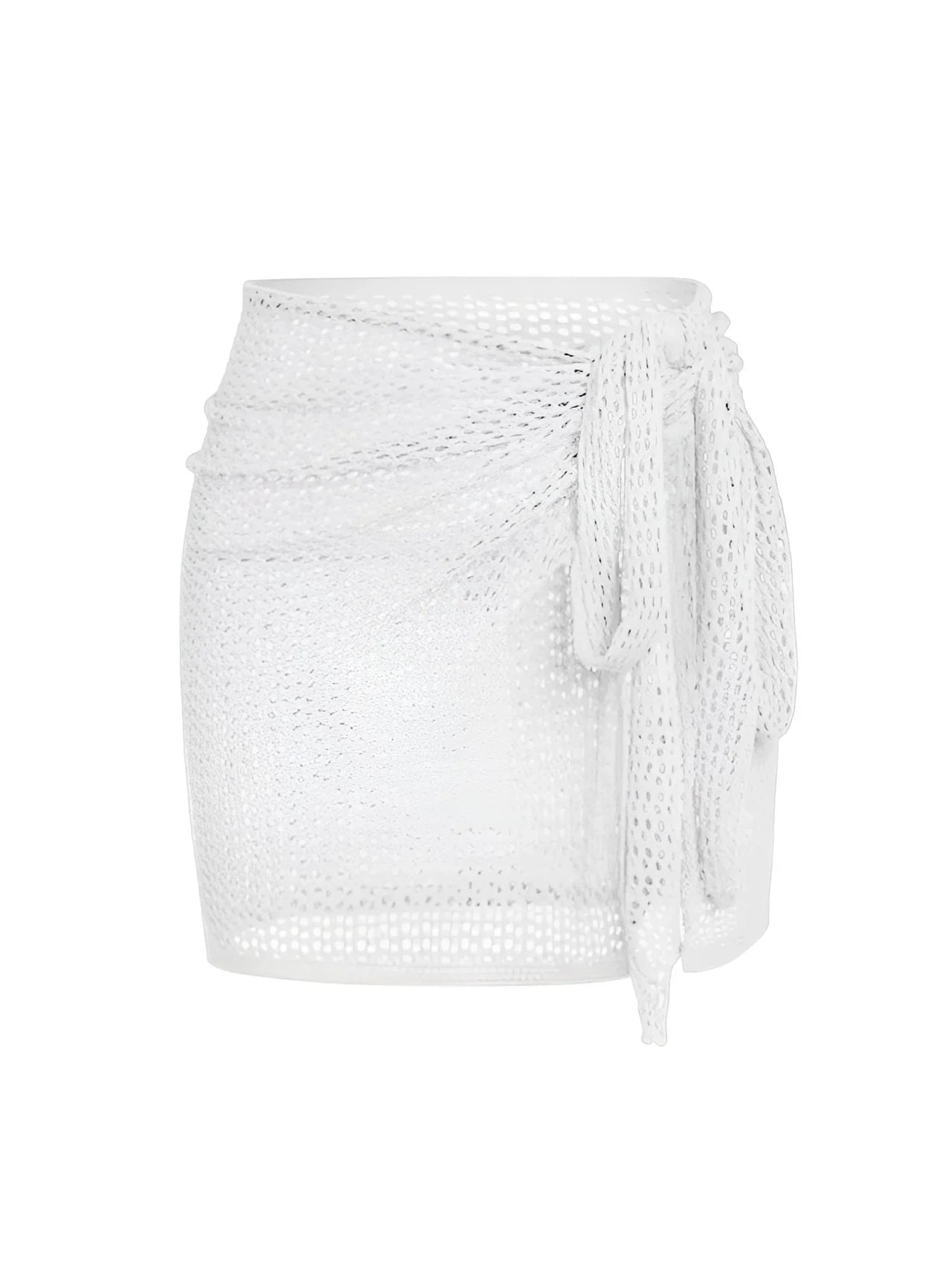 Women's Net Beach Skirt with Slit Sexy Beach Cover-Up Skirt for Summer, Drestiny, Skirts, Cover Ups, S, M, L, XL, United States, USA, Canada, Australia, New Zealand, United Kingdom, UK, Army Green, White, Black, Coffee, Dark Green, Lotus Root, Coral Red, Watermelon Red, Purple, net beach skirt, mesh cover up skirt, sheer beach skirt, short beach cover up, beach mink skirt, shopdrestiny.com