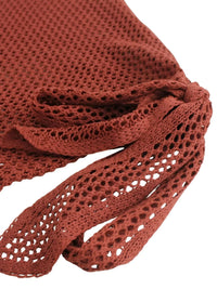 Thumbnail for Women's Net Beach Skirt with Slit Sexy Beach Cover-Up Skirt for Summer, Drestiny, Skirts, Cover Ups, S, M, L, XL, United States, USA, Canada, Australia, New Zealand, United Kingdom, UK, Army Green, White, Black, Coffee, Dark Green, Lotus Root, Coral Red, Watermelon Red, Purple, net beach skirt, mesh cover up skirt, sheer beach skirt, short beach cover up, beach mink skirt, shopdrestiny.com