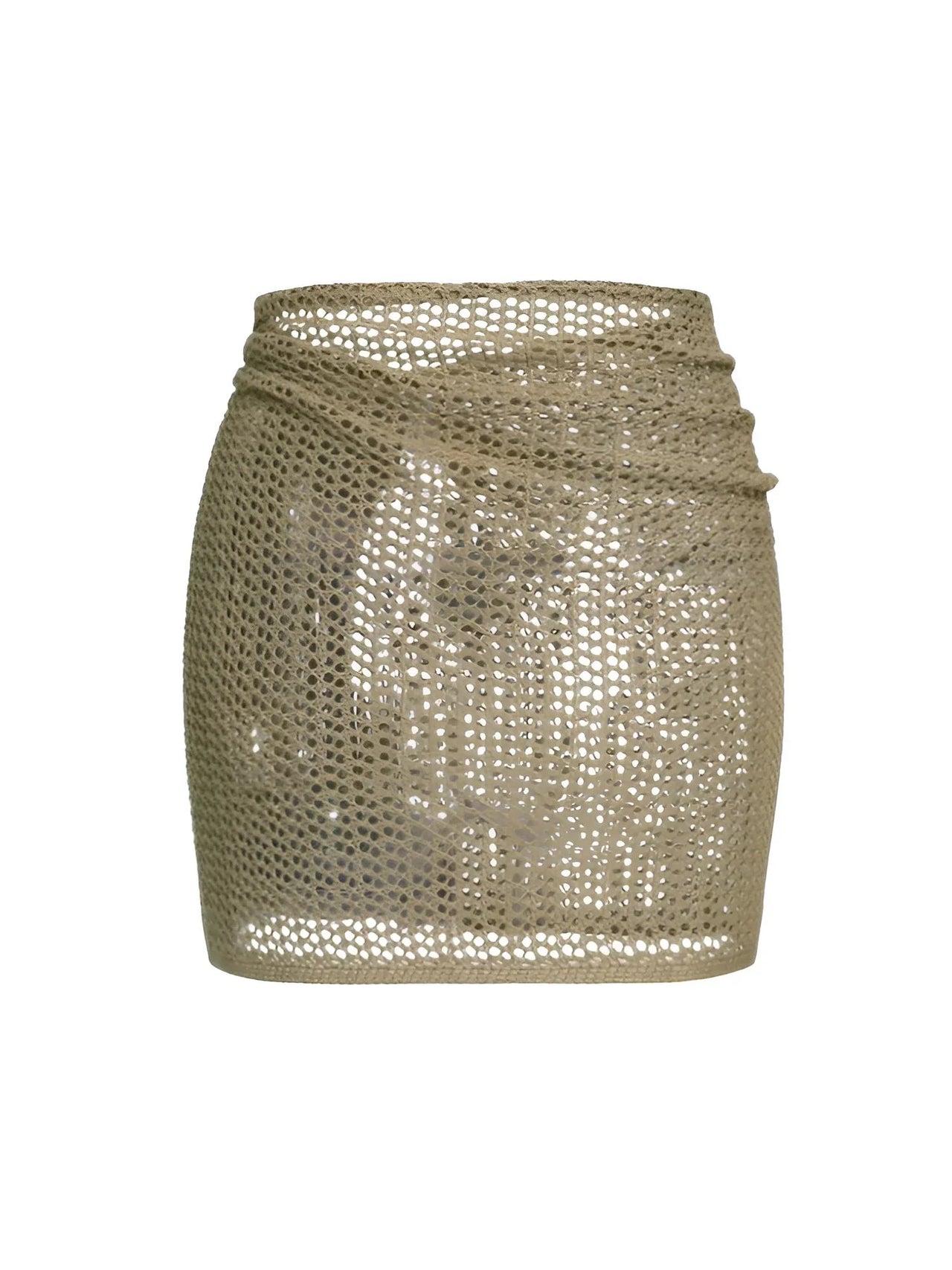 Women's Net Beach Skirt with Slit Sexy Beach Cover-Up Skirt for Summer, Drestiny, Skirts, Cover Ups, S, M, L, XL, United States, USA, Canada, Australia, New Zealand, United Kingdom, UK, Army Green, White, Black, Coffee, Dark Green, Lotus Root, Coral Red, Watermelon Red, Purple, net beach skirt, mesh cover up skirt, sheer beach skirt, short beach cover up, beach mink skirt, shopdrestiny.com