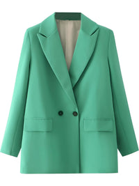 Thumbnail for Green blazer on a white background