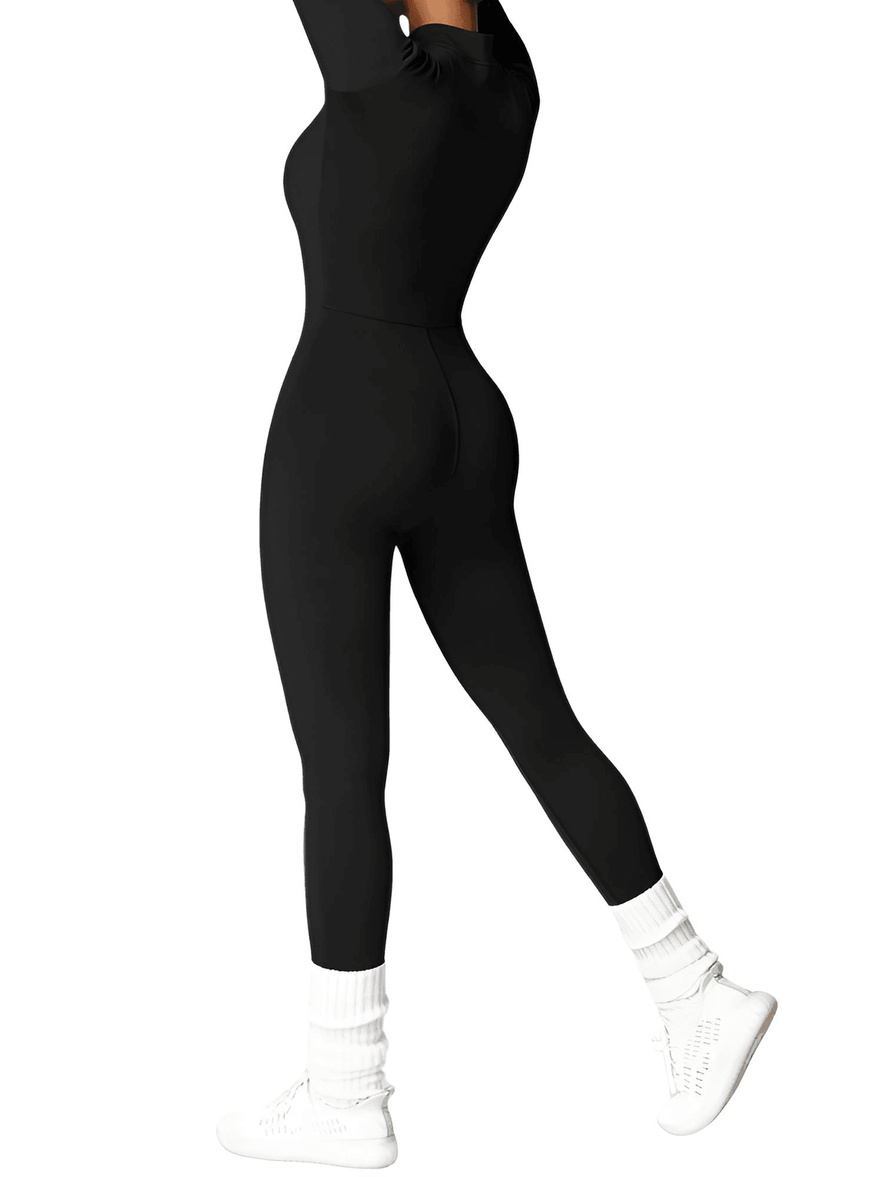 Women's One-Piece Yoga Jumpsuit Leggings Long Sleeved Warm High Elastic Gym Bodysuit, Drestiny, Yoga Jumpsuit Women, Women's Yoga Romper, One Piece Yoga Outfit, Seamless Yoga Jumpsuit, United States, Canada, Australia, New Zealand, United Kingdom, S, M, L, XL, Jumpsuits, Bodysuits, Dark Blue, Cream, Black, Green, Brown, Coffee, Purple, Blue, Apricot, Navy, Grey, Long Sleeves, shopdrestiny.com