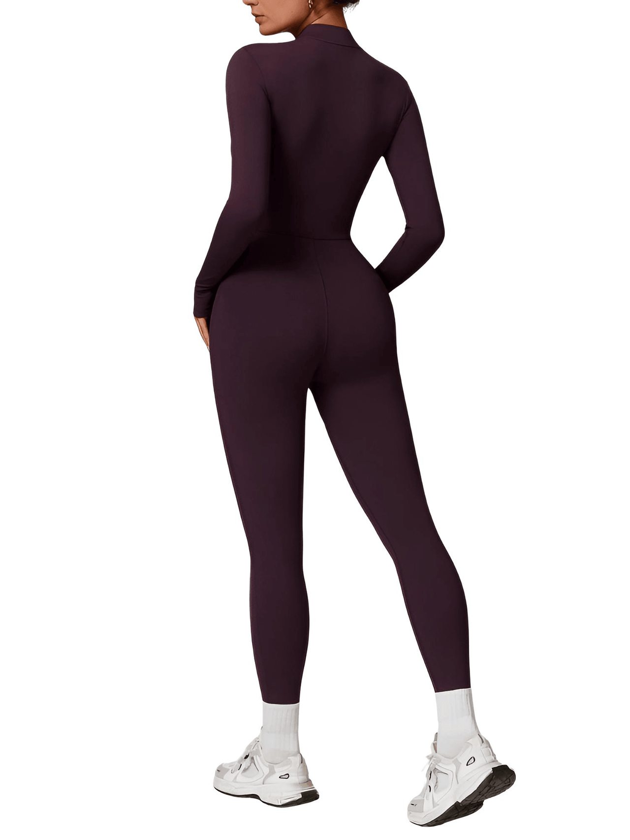 Women's One-Piece Yoga Jumpsuit Leggings Long Sleeved Warm High Elastic Gym Bodysuit, Drestiny, Yoga Jumpsuit Women, Women's Yoga Romper, One Piece Yoga Outfit, Seamless Yoga Jumpsuit, United States, Canada, Australia, New Zealand, United Kingdom, S, M, L, XL, Jumpsuits, Bodysuits, Dark Blue, Cream, Black, Green, Brown, Coffee, Purple, Blue, Apricot, Navy, Grey, Long Sleeves, shopdrestiny.com