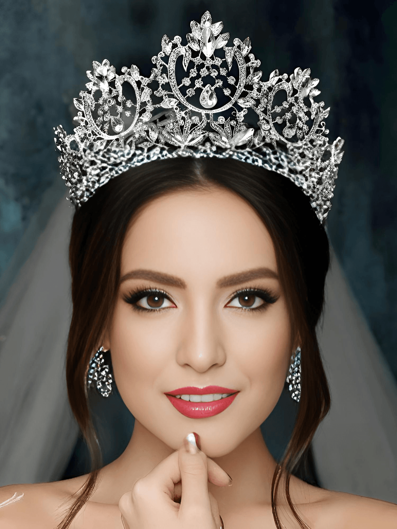 Women's Opulent Crystal Crowns & Tiaras -, Crowns , Drestiny , Australia, Blue, Canada, Crowns, Gold, Hair Accessories, New Zealand, Silver, Tiaras, United Kingdom, United States, White , Drestiny , www.shopdrestiny.com