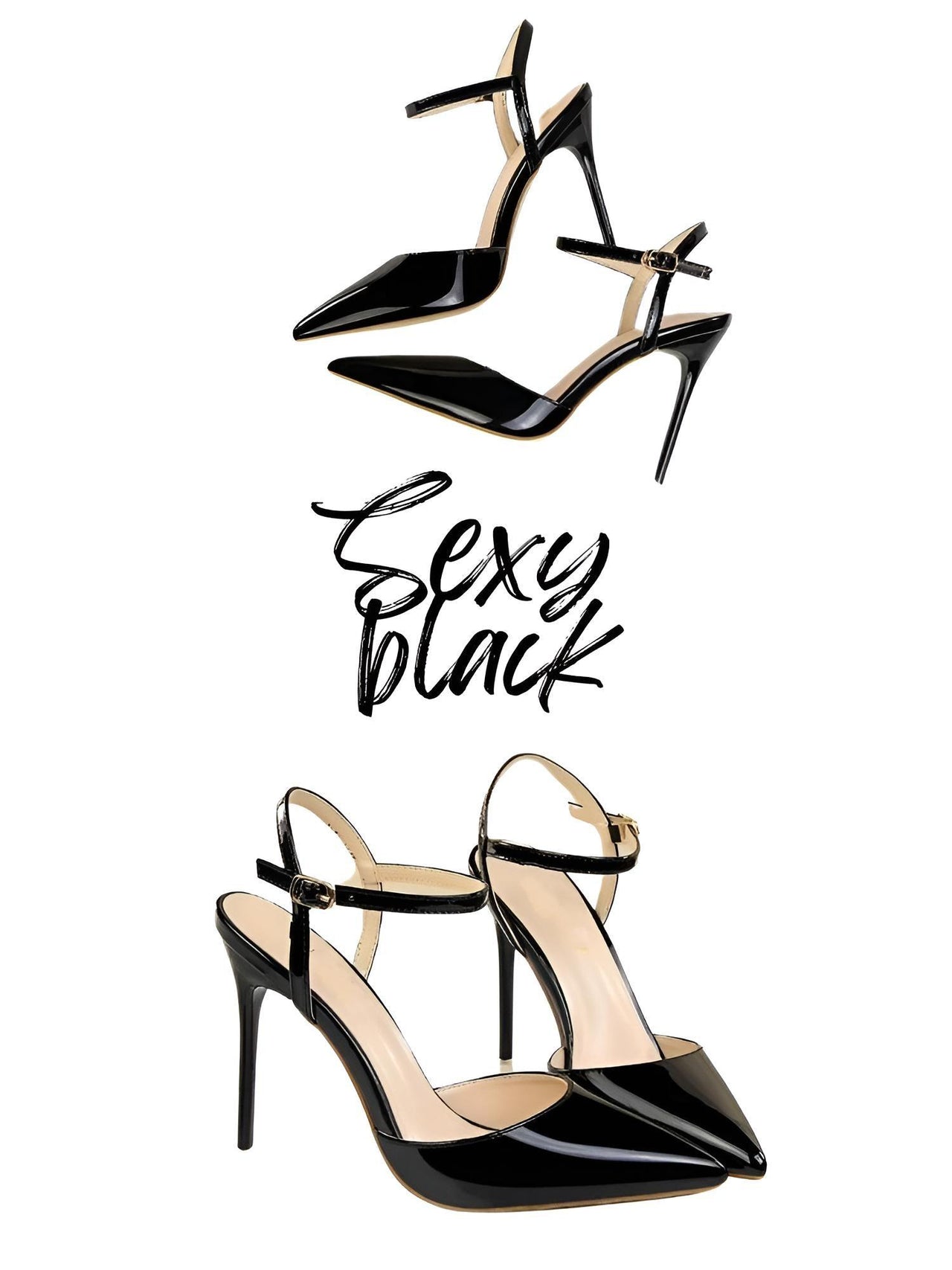 Women's Patent Leather Pumps Stiletto Heel Sandals -, Shoes , Drestiny , 4, 4.5, 5, 6, 7, 8, 9, Australia, Black, Blue, FR, Heels, High Heels, Light Purple, Nude, Pumps, Red, Royal Blue, Sandals, Silver, Stilettos, United Kingdom, United States, White, Wine Red , Drestiny , www.shopdrestiny.com