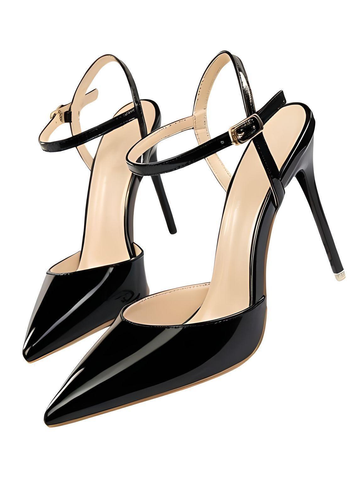 Women's Patent Leather Pumps Stiletto Heel Sandals -, Shoes , Drestiny , 4, 4.5, 5, 6, 7, 8, 9, Australia, Black, Blue, FR, Heels, High Heels, Light Purple, Nude, Pumps, Red, Royal Blue, Sandals, Silver, Stilettos, United Kingdom, United States, White, Wine Red , Drestiny , www.shopdrestiny.com