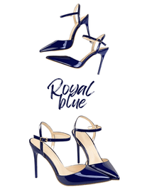Thumbnail for Women's Patent Leather Pumps Stiletto Heel Sandals -, Shoes , Drestiny , 4, 4.5, 5, 6, 7, 8, 9, Australia, Black, Blue, FR, Heels, High Heels, Light Purple, Nude, Pumps, Red, Royal Blue, Sandals, Silver, Stilettos, United Kingdom, United States, White, Wine Red , Drestiny , www.shopdrestiny.com