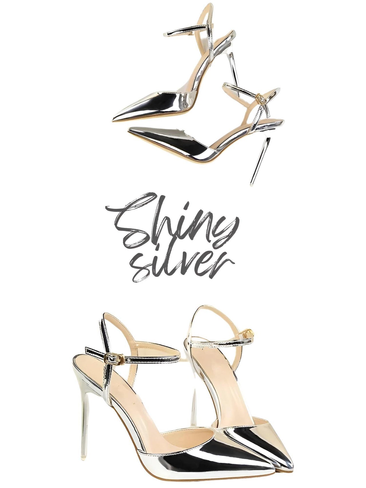 Women's Patent Leather Pumps Stiletto Heel Sandals -, Shoes , Drestiny , 4, 4.5, 5, 6, 7, 8, 9, Australia, Black, Blue, FR, Heels, High Heels, Light Purple, Nude, Pumps, Red, Royal Blue, Sandals, Silver, Stilettos, United Kingdom, United States, White, Wine Red , Drestiny , www.shopdrestiny.com