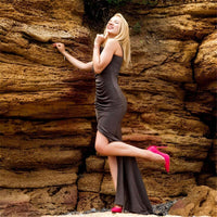 Thumbnail for Women's Patent Leather Slip On Heels -, High Heels , Drestiny , 10, 11, 12, 13, 14, 15, 5, 6, 7, 8, 9, 9.5, Australia, Black, Brown, Deep Pink, Heels, High Heels, Ivory, Leopard, Light Pink, Nude, Off White, Peach, Pumps, Red, Stilettos, United Kingdom, United States , Drestiny , www.shopdrestiny.com