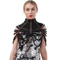 Thumbnail for Women's Pearl Shawl -, Shawl , Drestiny , Australia, Black, Blue, Canada, FR, Gold, New Zealand, Pink, Motely, Shawls, Silver, United Kingdom, United States, White , Drestiny , www.shopdrestiny.com