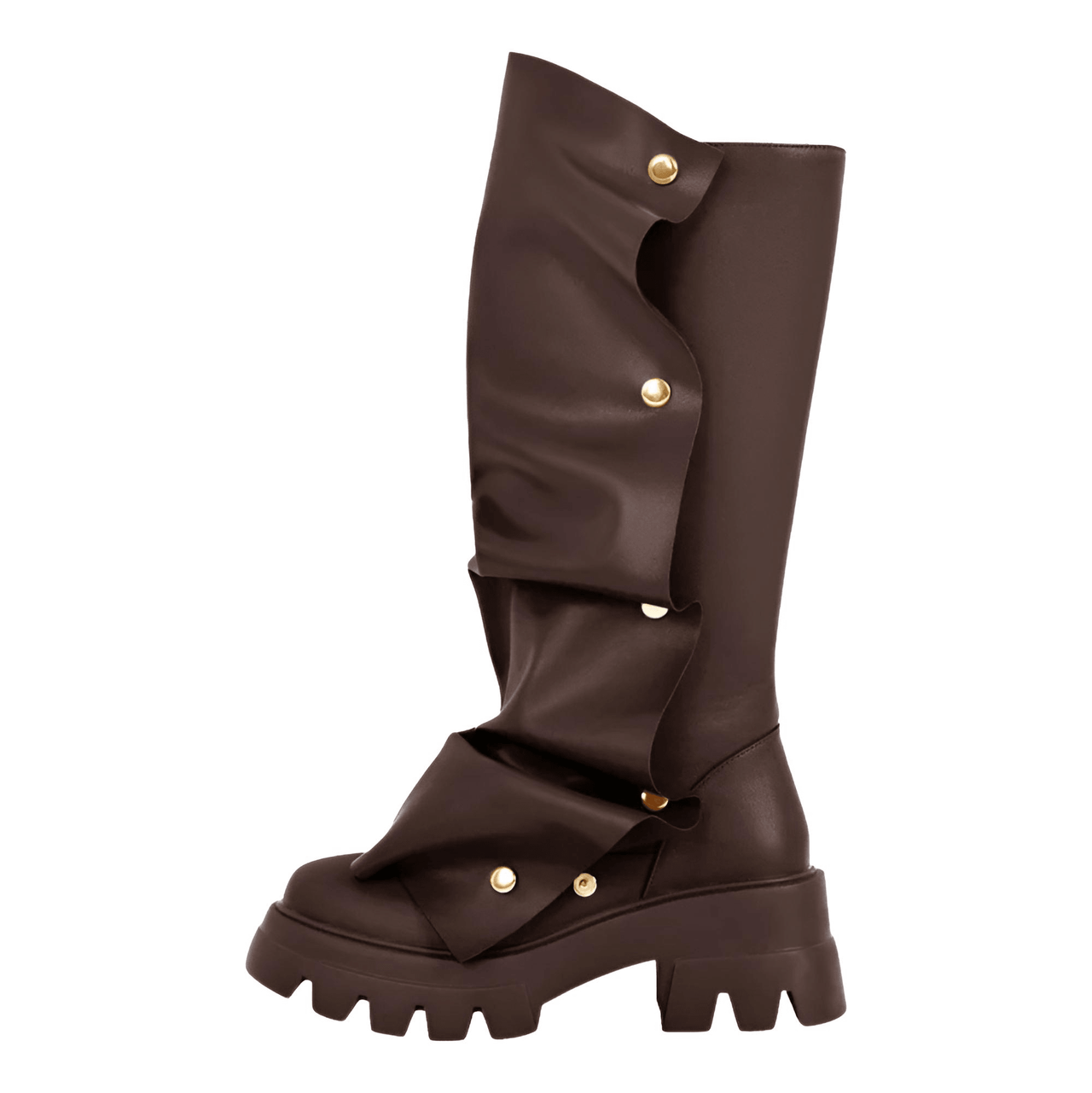Women's Platform Fold Over Boots Block Heel Round Toe Pull on Fashion Mid-Calf Female Boots, Drestiny, Platform Boots Women, Chunky Platform Boots, Black Platform Boots, Platform Boot Outfit Ideas, United States, USA, Canada, Australia, New Zealand, United Kingdom, UK, Red, Orange, Brown, Black, Metallic Blue, White, Metallic Gold, 5, 6, 7, 8, 9, 9.5, 10, 11, 12, 13, 14, 15, shopdrestiny.com