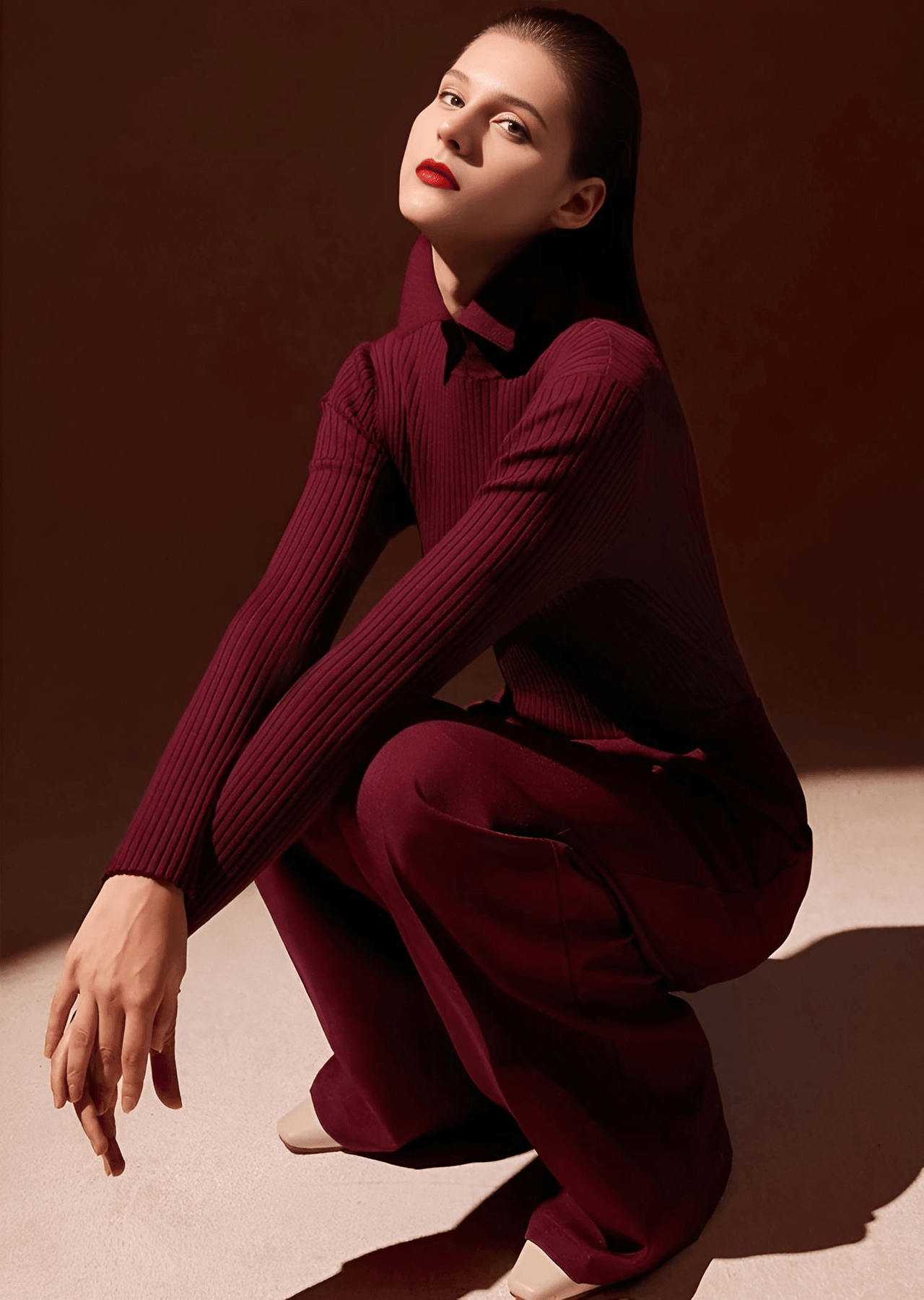 Women's Polo Sweaters Fashion Long Sleeve Wool Pullovers Long Sleeve Knitted Tops Office Lady Spring Sweater, Drestiny, Sweaters, Long Sleeves, Polos, Polo Shirts, Pullovers, XS, S, M, L, XL, XXL, 2XL, Wine Red, Black, Khaki, Women's Polo Shirts, Women's Golf Shirts, Women's pique polo shirts, Best women's polo shirts, women's designer polo shirts, United States, Canada, Australia, New Zealand, United Kingdom, Usa, UK, Polo Jumpers, shopdrestiny.com