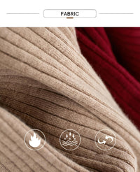 Thumbnail for Women's Polo Sweaters Fashion Long Sleeve Wool Pullovers Long Sleeve Knitted Tops Office Lady Spring Sweater