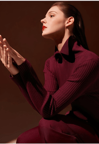 Thumbnail for Women's Polo Sweaters Fashion Long Sleeve Wool Pullovers Long Sleeve Knitted Tops Office Lady Spring Sweater, Drestiny, Sweaters, Long Sleeves, Polos, Polo Shirts, Pullovers, XS, S, M, L, XL, XXL, 2XL, Wine Red, Black, Khaki, Women's Polo Shirts, Women's Golf Shirts, Women's pique polo shirts, Best women's polo shirts, women's designer polo shirts, United States, Canada, Australia, New Zealand, United Kingdom, Usa, UK, Polo Jumpers, shopdrestiny.com