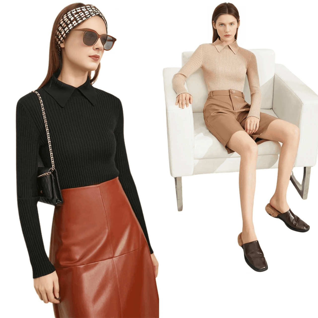 Women's Polo Sweaters Fashion Long Sleeve Wool Pullovers Long Sleeve Knitted Tops Office Lady Spring Sweater, Drestiny, Sweaters, Long Sleeves, Polos, Polo Shirts, Pullovers, XS, S, M, L, XL, XXL, 2XL, Wine Red, Black, Khaki, Women's Polo Shirts, Women's Golf Shirts, Women's pique polo shirts, Best women's polo shirts, women's designer polo shirts, United States, Canada, Australia, New Zealand, United Kingdom, Usa, UK, Polo Jumpers, shopdrestiny.com