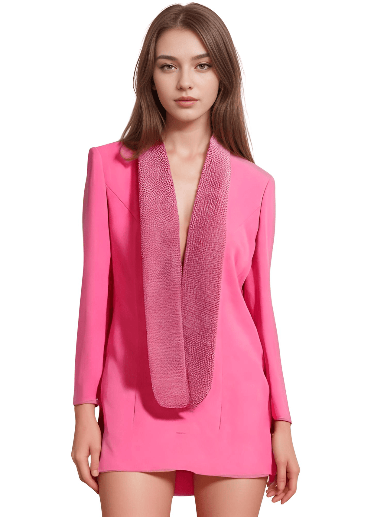 Women's Rhinestone Blazer - Backless & In 3 Colors! -, Blazers , Drestiny , Australia, Black, Blazers, Canada, Jackets, L, M, New Zealand, Off White, Pink, S, United Kingdom, United States, XL, XXL , Drestiny , www.shopdrestiny.com