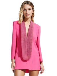 Thumbnail for Women's Rhinestone Blazer - Backless & In 3 Colors! -, Blazers , Drestiny , Australia, Black, Blazers, Canada, Jackets, L, M, New Zealand, Off White, Pink, S, United Kingdom, United States, XL, XXL , Drestiny , www.shopdrestiny.com