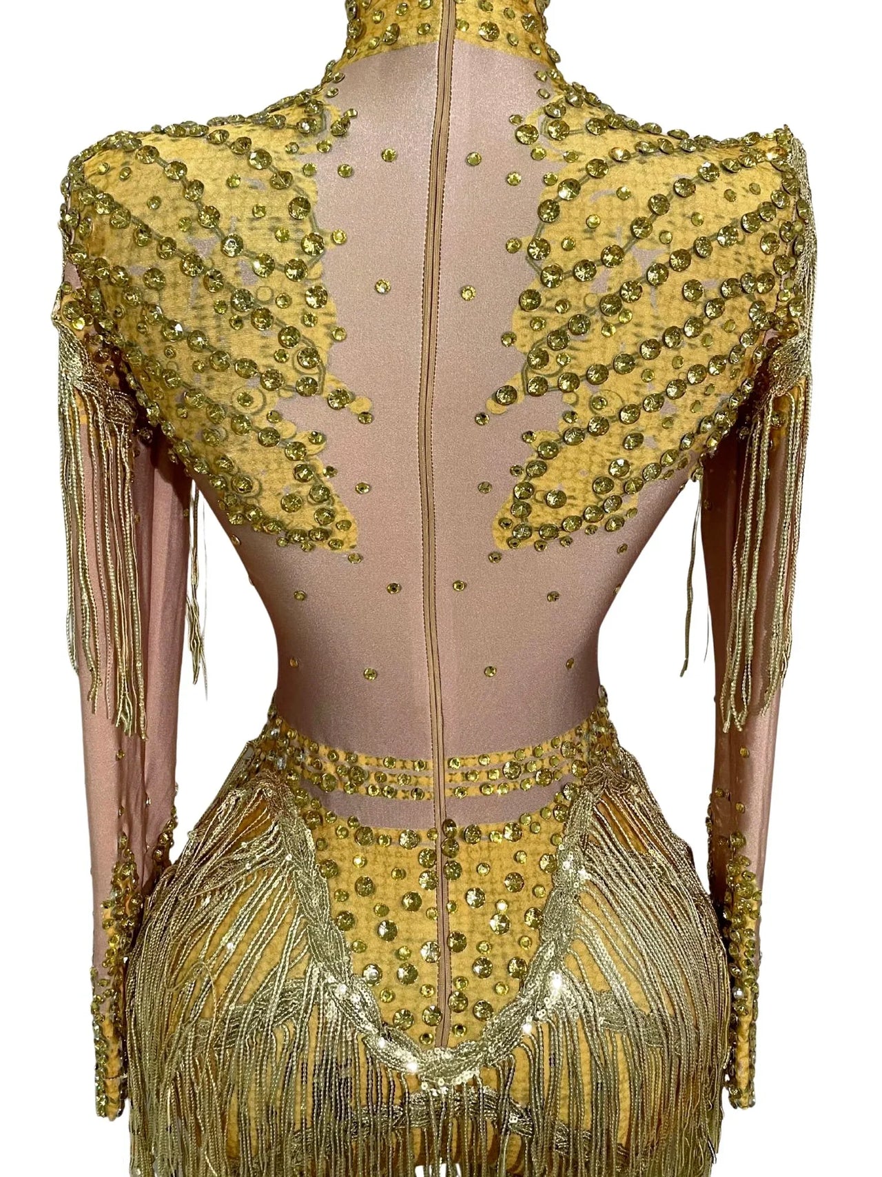 Women's Rhinestone Sequin Bodysuit 2025 Tassel Birthday Party Nightclub Stage Performance Costume, Drestiny, Long sleeves, Mini Dresses, Bodysuits, XS, S, M, L, XL, United States, USA, Canada, Australia, New Zealand, United Kingdom, UK, Silver, White, Red, Hot Red, Gold, sequin bodysuit, rhinestone bodysuit, Clubwear Bodysuit, sparkly bodysuit, Glitter Bodysuit Women's, shopdrestiny.com