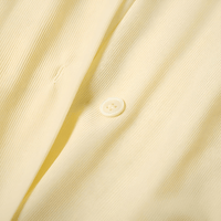 Thumbnail for Women's Sheer Mini Dress Ruched Single-Breasted Full Sleeve Bandage Mini Bodycon Dress Trendy Streetwear, Drestiny, Mini Dresses, Long Sleeves, S, M, L, 4, 6 8, 10, Yellow, United States, USA, Australia, New Zealand, United Kingdom, UK, sheer mini dress, see through mini dress, sexy sheer mini dress, sheer bodycon mini dress, sheer party dress mini, sheer club dress mini, shopdrestiny.com