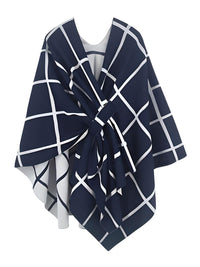 Thumbnail for Women's Scarf with Two Color Pattern Split Shawls For Women Warm and Fashionable Luxury Designer Women -, Shawl , Drestiny , Australia, Black, Blue, Brown, Canada, Dark Blue, Dark Brown, Dark Grey, Green, Grey, Khaki, Light Blue, Light Brown, Navy, New Zealand, Off White, Orange, Ponchos, Red, Scarves, Shawls, Tan, United Kingdom, United States, White, Wine Red , Drestiny , www.shopdrestiny.com