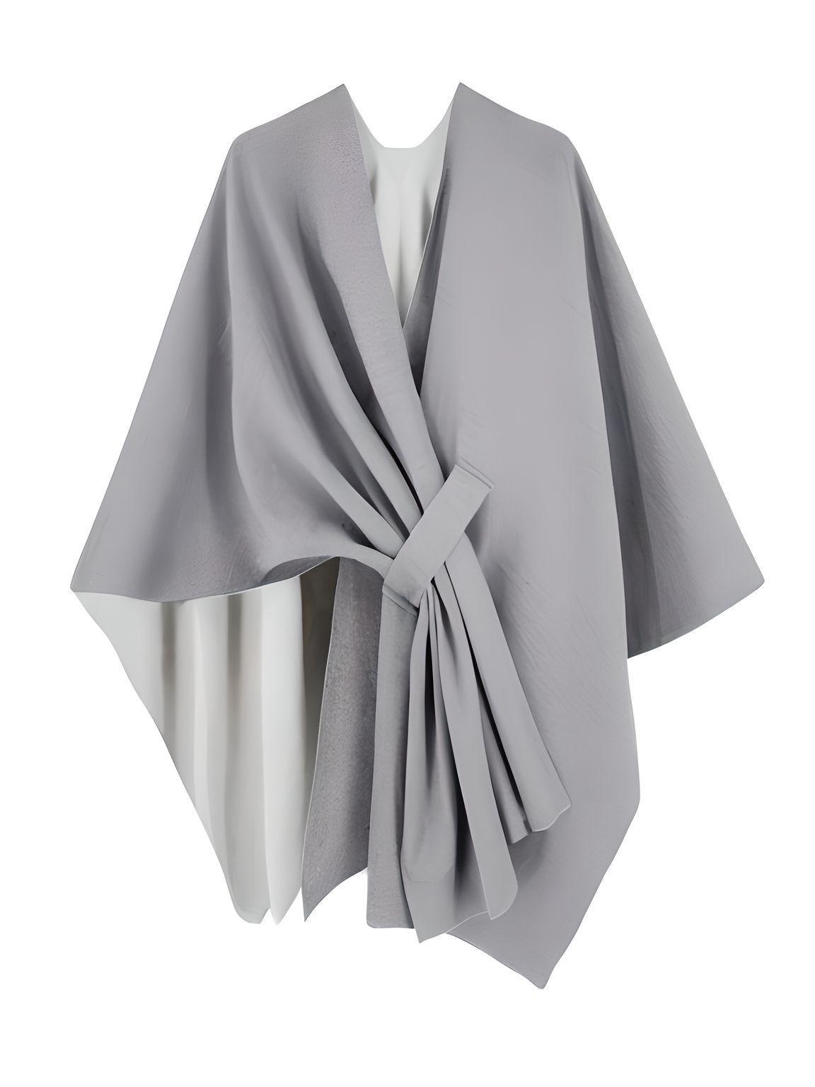 Women's Scarf with Two Color Pattern Split Shawls For Women Warm and Fashionable Luxury Designer Women -, Shawl , Drestiny , Australia, Black, Blue, Brown, Canada, Dark Blue, Dark Brown, Dark Grey, Green, Grey, Khaki, Light Blue, Light Brown, Navy, New Zealand, Off White, Orange, Ponchos, Red, Scarves, Shawls, Tan, United Kingdom, United States, White, Wine Red , Drestiny , www.shopdrestiny.com