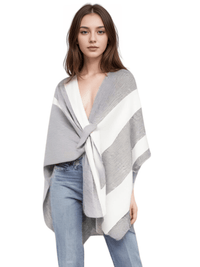 Thumbnail for Women's Scarf with Two Color Pattern Split Shawls For Women Warm and Fashionable Luxury Designer Women -, Shawl , Drestiny , Australia, Black, Blue, Brown, Canada, Dark Blue, Dark Brown, Dark Grey, Green, Grey, Khaki, Light Blue, Light Brown, Navy, New Zealand, Off White, Orange, Ponchos, Red, Scarves, Shawls, Tan, United Kingdom, United States, White, Wine Red , Drestiny , www.shopdrestiny.com