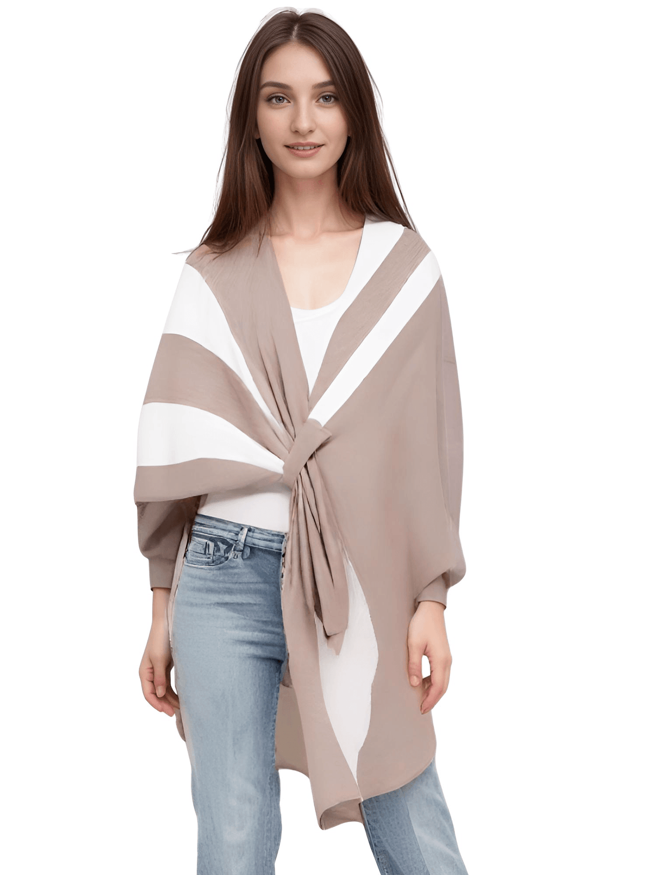 Women's Scarf with Two Color Pattern Split Shawls For Women Warm and Fashionable Luxury Designer Women -, Shawl , Drestiny , Australia, Black, Blue, Brown, Canada, Dark Blue, Dark Brown, Dark Grey, Green, Grey, Khaki, Light Blue, Light Brown, Navy, New Zealand, Off White, Orange, Ponchos, Red, Scarves, Shawls, Tan, United Kingdom, United States, White, Wine Red , Drestiny , www.shopdrestiny.com