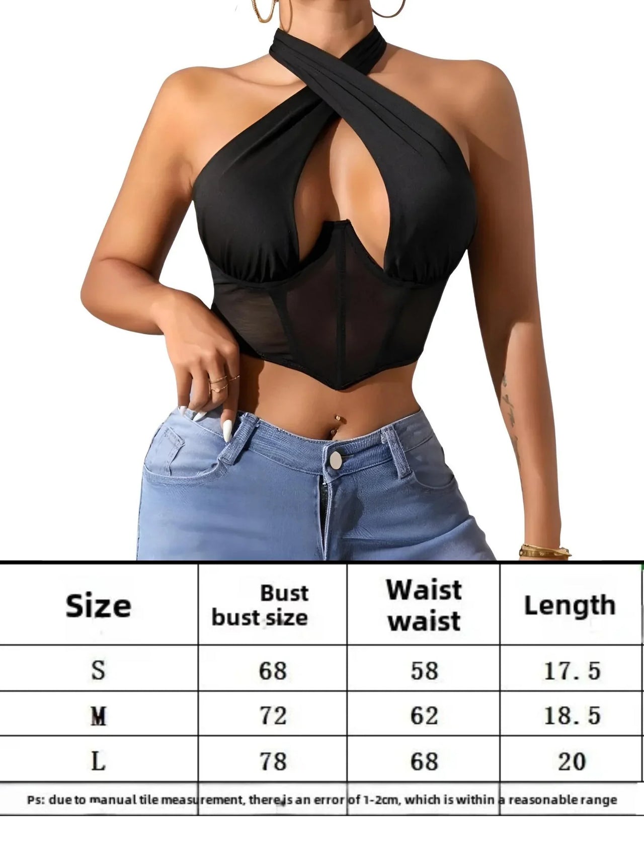 Women's Sexy Sleeveless Cross Halter Fishbone Corset Crop Top, Drestiny, Casual Shirts, Corsets, Crop Tops, Black, White, Purple, XS, S, M, L, Gender_Women, United States, Sleeveless, USA, Canada, Australia, New Zealand, United Kingdom, UK, fishbone corset top, halter crop top sexy, sleeveless cross halter top, crop top womens, shopdrestiny.com