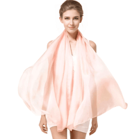 Thumbnail for Women's Shawl - 100% Natural Silk Scarf -, Shawl , Drestiny , Australia, Bisque, Black, Canada, Dark Pink, Deep Pink, FR, Green, Grey, Indigo, New Zealand, Orange, Papaya Whip, Pink, Purple, Red, Salmon, Scarves, Sky Blue, United Kingdom, United States, White, Wine Red, Yellow , Drestiny , www.shopdrestiny.com