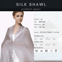 Thumbnail for Women's Shawl - 100% Natural Silk Scarf -, Shawl , Drestiny , Australia, Bisque, Black, Canada, Dark Pink, Deep Pink, FR, Green, Grey, Indigo, New Zealand, Orange, Papaya Whip, Pink, Purple, Red, Salmon, Scarves, Sky Blue, United Kingdom, United States, White, Wine Red, Yellow , Drestiny , www.shopdrestiny.com