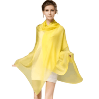 Thumbnail for Women's Shawl - 100% Natural Silk Scarf -, Shawl , Drestiny , Australia, Bisque, Black, Canada, Dark Pink, Deep Pink, FR, Green, Grey, Indigo, New Zealand, Orange, Papaya Whip, Pink, Purple, Red, Salmon, Scarves, Sky Blue, United Kingdom, United States, White, Wine Red, Yellow , Drestiny , www.shopdrestiny.com