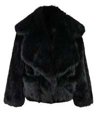 Thumbnail for Women's Short Pink Faux Fur Coat With Big Collar and Pockets Fluffy Jacket For Women, Drestiny, pink faux fur jacket women short, short pink faux fur coat for winter, affordable pink faux fur coat short, women's short pink faux fur coat UK,  pink faux fur jacket short winter, Coats, Long Sleeves, United States, USA, Canada, Australia, New Zealand, United Kingdom, XS, S, M, L, Pink, Sky Blue, White, Black, shopdrestiny.com