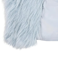 Thumbnail for Women's Short Pink Faux Fur Coat With Big Collar and Pockets Fluffy Jacket For Women