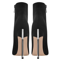 Thumbnail for Women's Side Zipper Fashion Boots -, Boots , Drestiny , 10, 11, 12, 13, 14, 15, 5, 6, 7, 8, 9, 9.5, Ankle Boots, Australia, Black, Boots, Gold, Heels, High Heels, Red, Stilettos, United Kingdom, United States , Drestiny , www.shopdrestiny.com