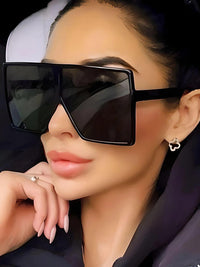 Thumbnail for Women's Square Sunglasses With UV400 Protection - In 16 Colors! -, Sunglasses , Drestiny , Australia, Black, Blue, Brown, Canada, Dark Brown, Gender_Women, Green, Grey, Leopard, Light Brown, New Zealand, Orange, Pink, Purple, Red, Silver, Sunglasses, United Kingdom, United States, White , Drestiny , www.shopdrestiny.com